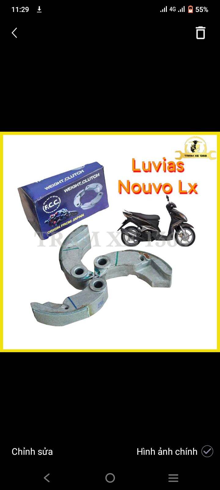 Bố 3 càng cho xe luvias nouvo hàng zin fcc mới 100% như zin