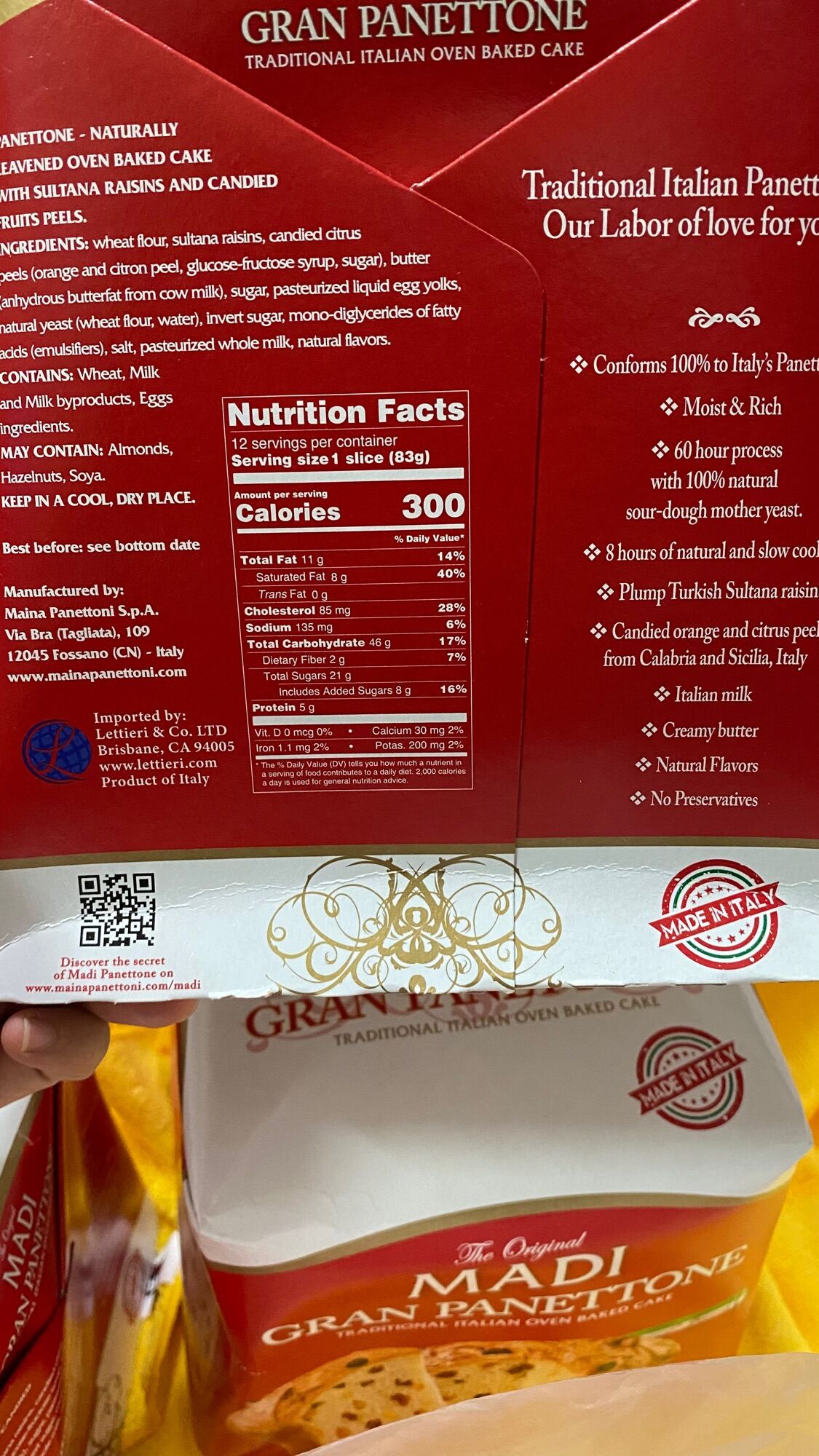 bánh MADI Gran Panettone