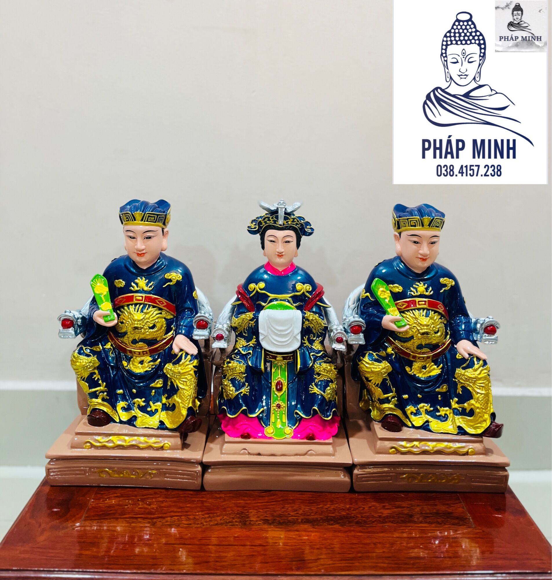 Tôn Tượng Táo Quân 30CM ( 3 Vị )