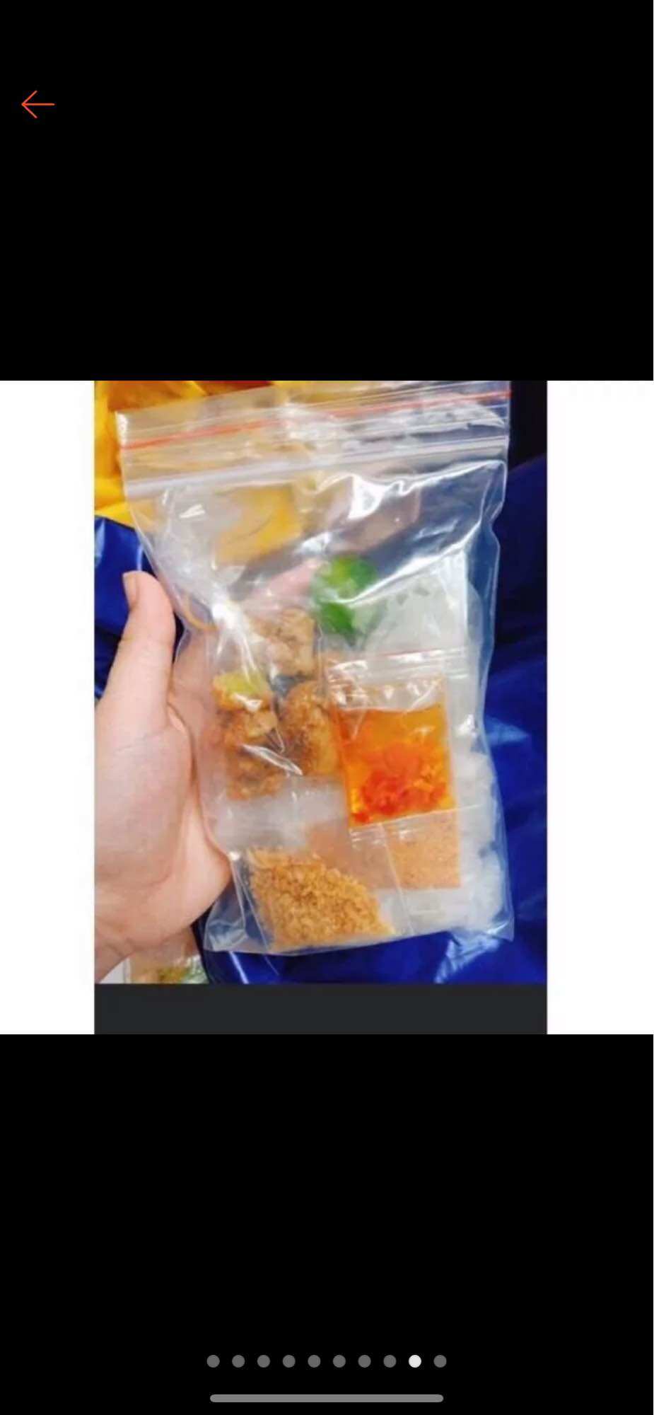 Bánh tráng trộn top mở + mỡ hành