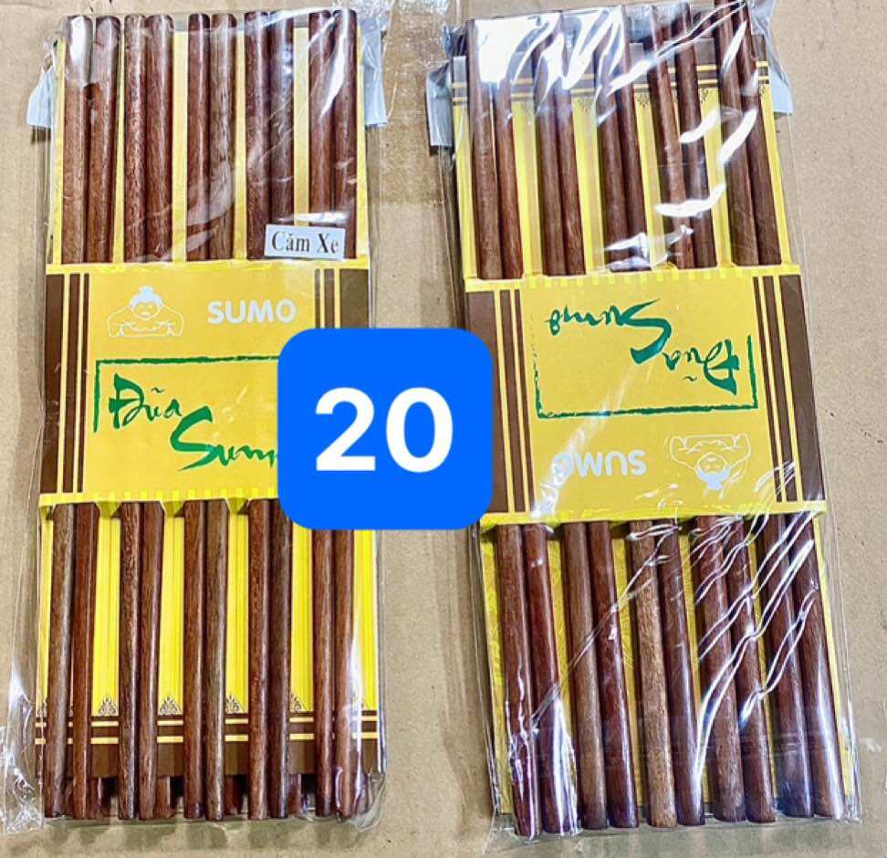 Đũa Gỗ Xương Gà_ Đũa Sumo tốt 10 đôi