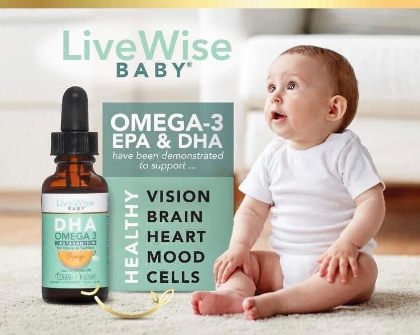 DHA thuần chay LiveWise cho bé từ 0-3y