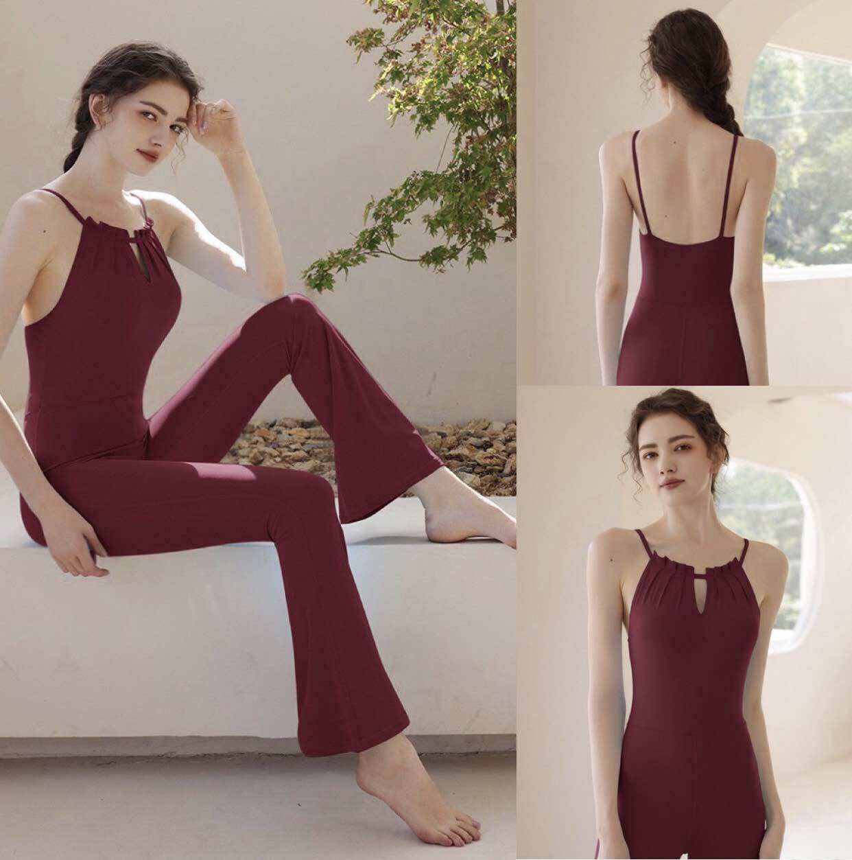 jum yoga jum loe yoga đồ tập yoga jumsuit set liền thân tập yoga