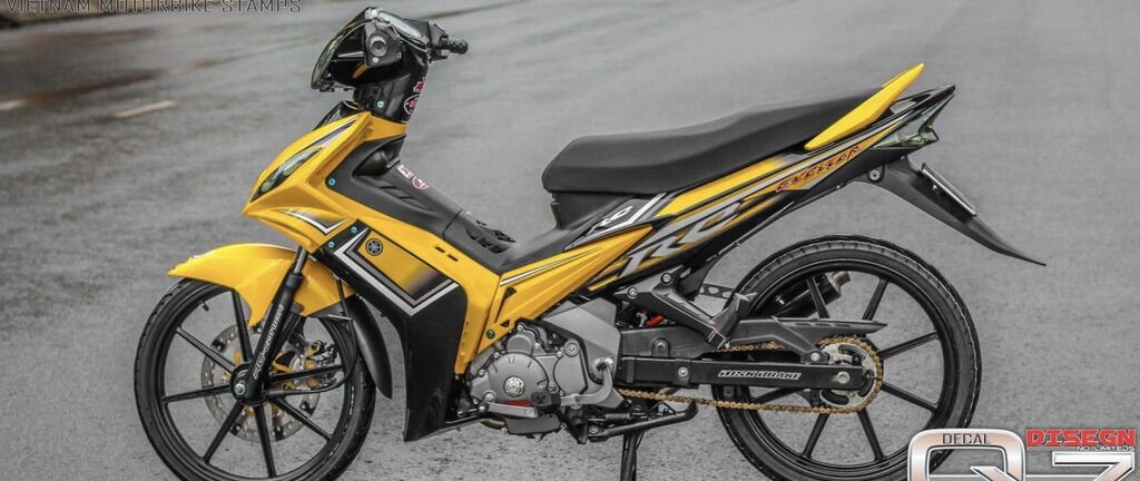 Tem RC vàng đen 2010 exciter 135 chính hãng