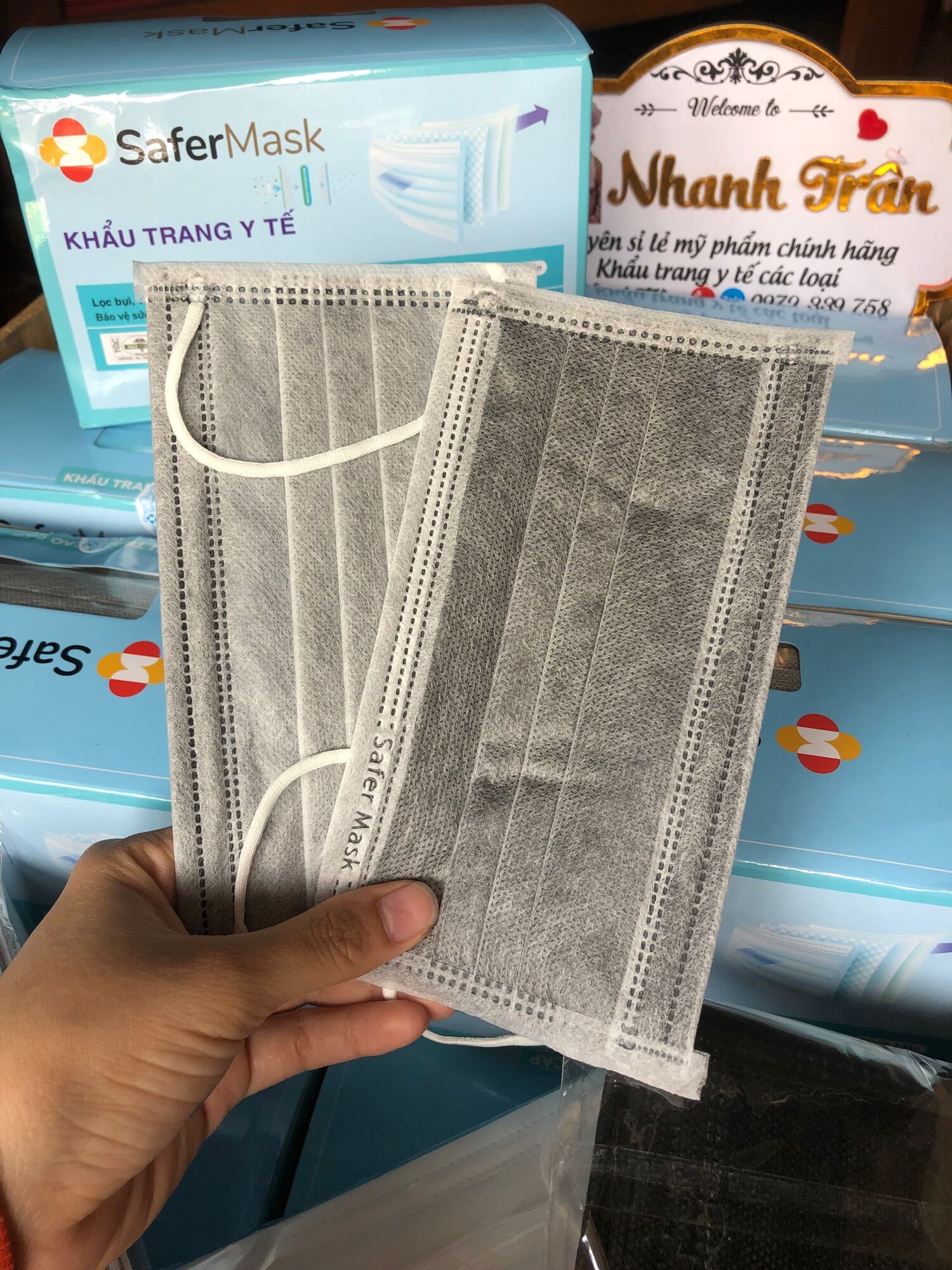 hộp khẩu trang y tế 4lop 50cái