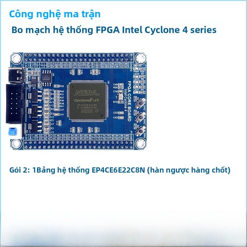 Bo Mạch Nòng Cốt Phát Triển Intel Cyclone 4 EP4CE6E22C8N FPGA Matrix Micro Electronics Cho Thị Trườn