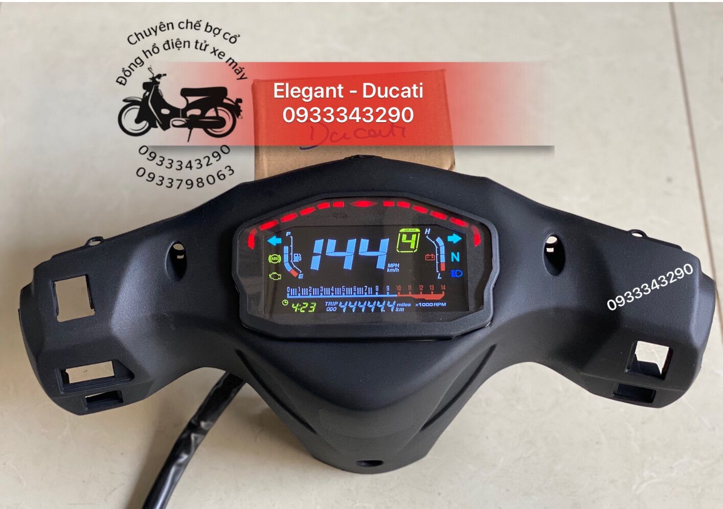 Trọn   bộ bợ cổ Elegant - chế Ducati