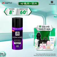 Xịt khử mùi Romano URBANE SPIRIT 150ML