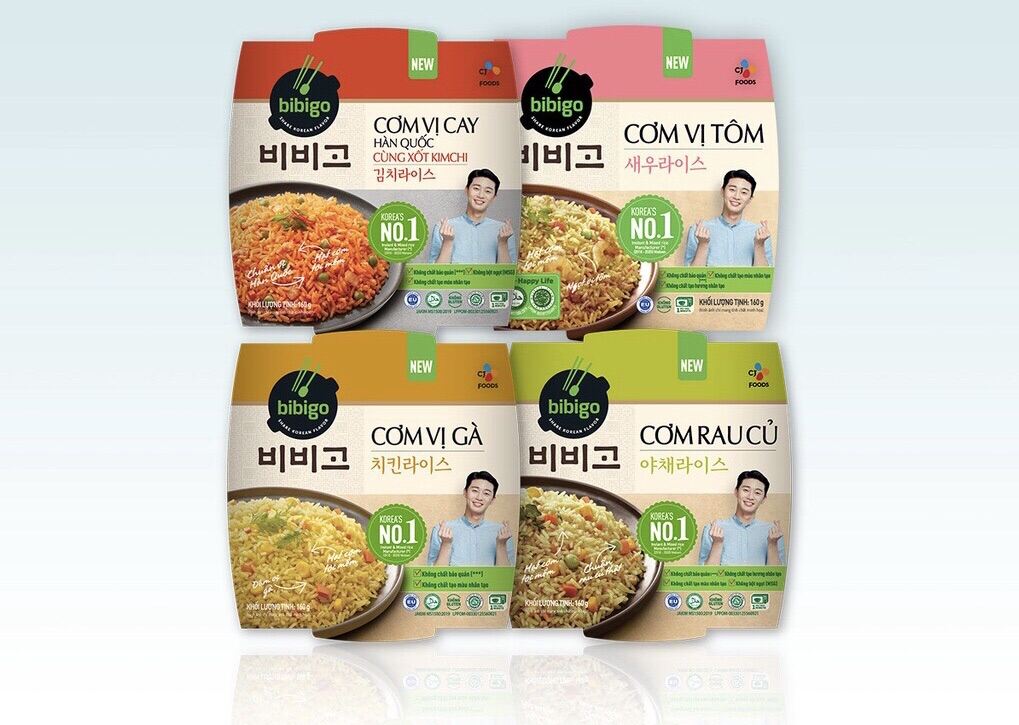 Cơm Ăn Liền Hàn Quốc Bibigo Hộp 160G Đủ Vị