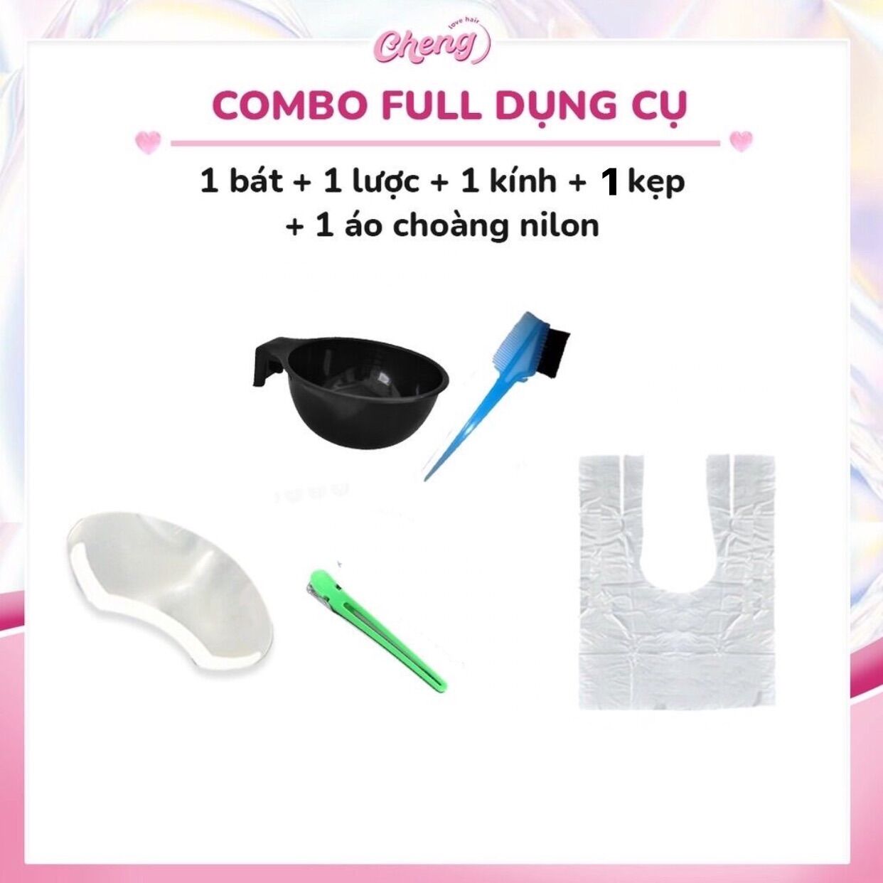 Dụng cụ nhuộm tóc cao cấp