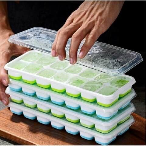 Khay Làm đá đế silicon khay trữ thực phẩm