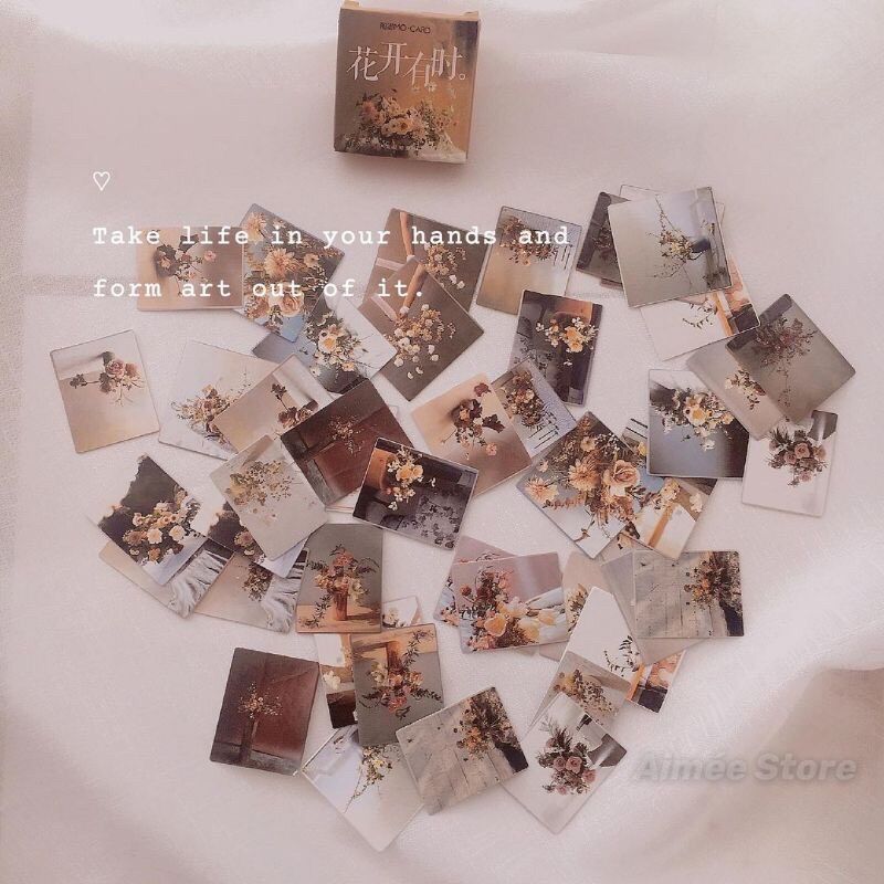 Hộp 46 sticker flowers - Aimée Store