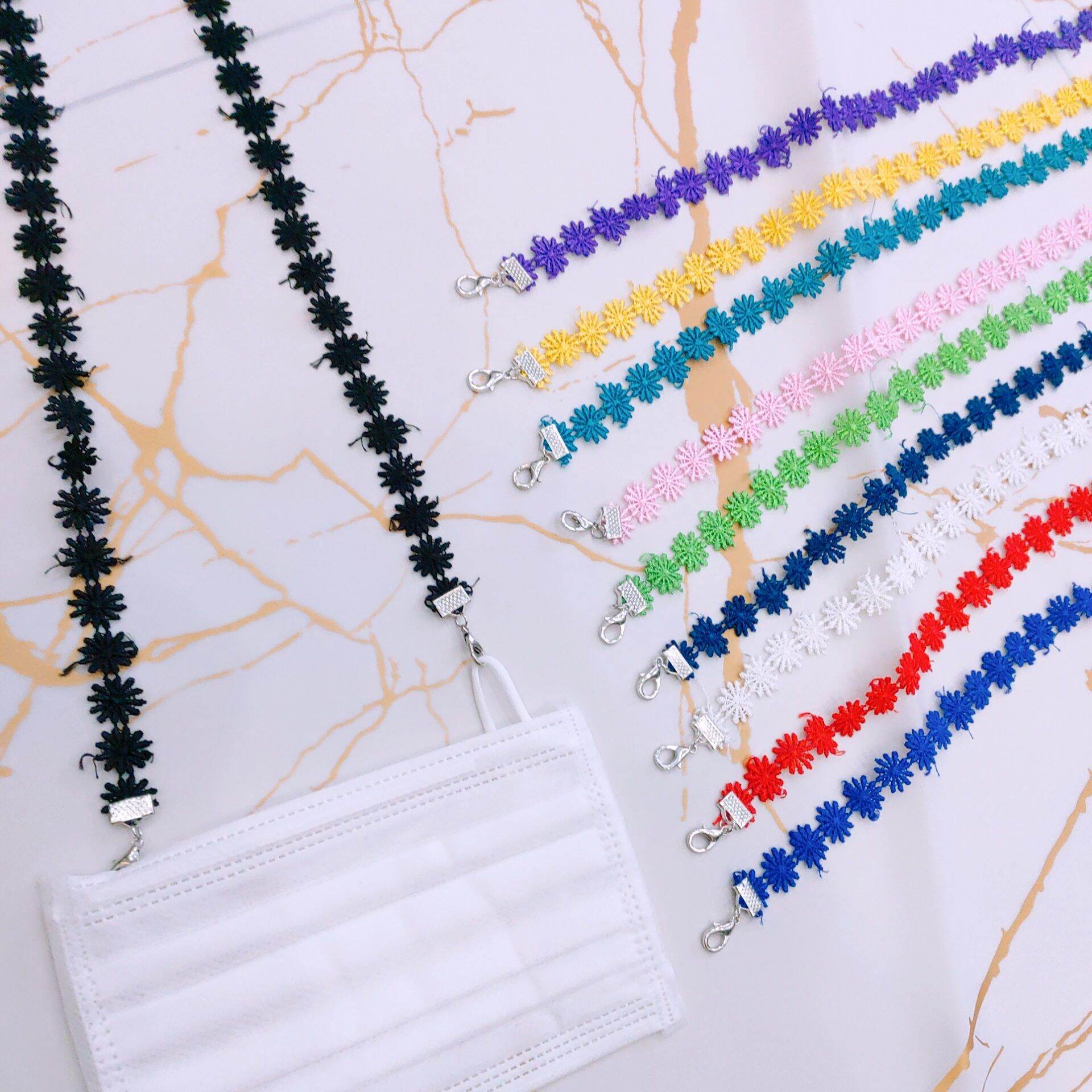 [HCM]//LUXUBU// Dây đeo khẩu trang ren hoa / Flower mask strap / dây móc chống lạc khẩu trang