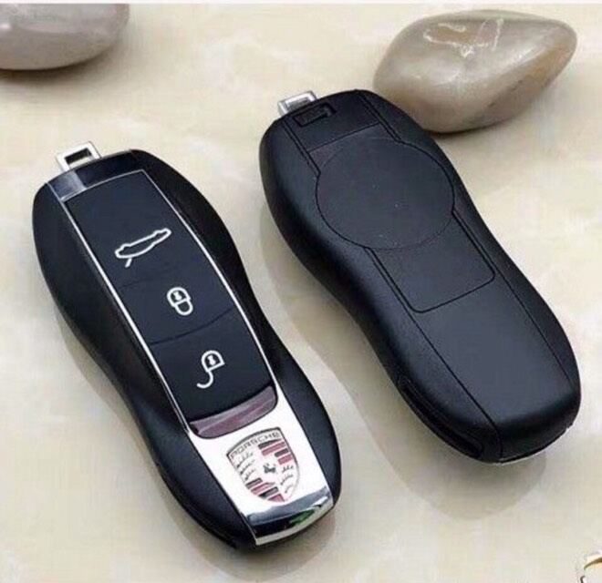 Vỏ chìa khoá xe ô tô porsche 3 nút cao cấp