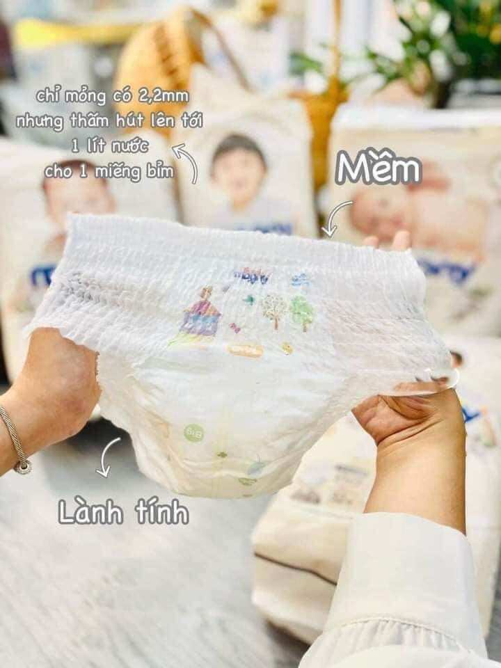 BỈM QUẦN MOONY TRẮNG NATURE NHẬT SIZE M( 6-11kg)