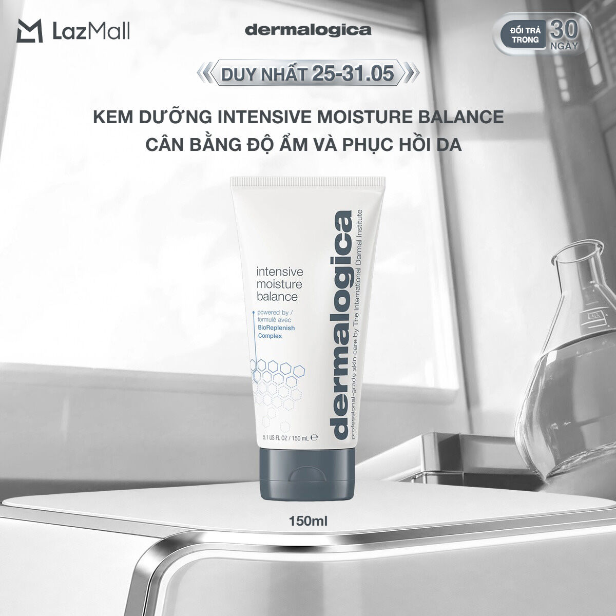 Kem dưỡng giúp cân bằng độ ẩm và phục hồi da Dermalogica Intensive Moisture Balance 150ml