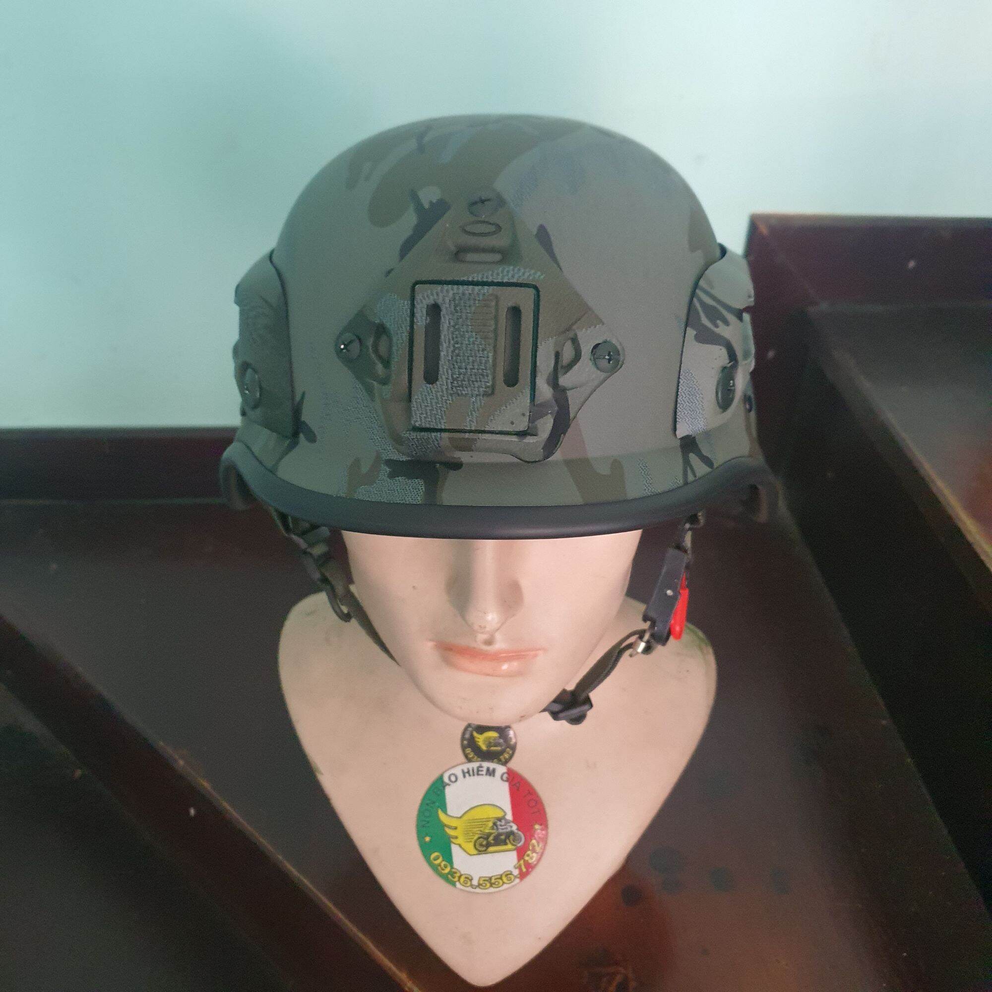 Nón bảo hiểm chiến thuật ViA camo