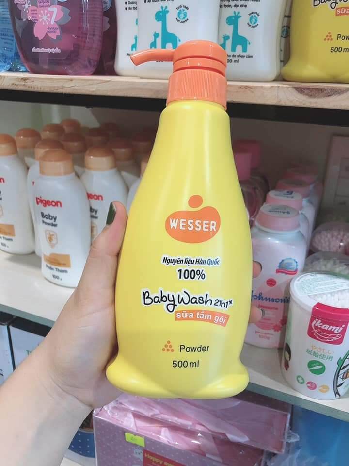 Tắm gội wesser 500ml