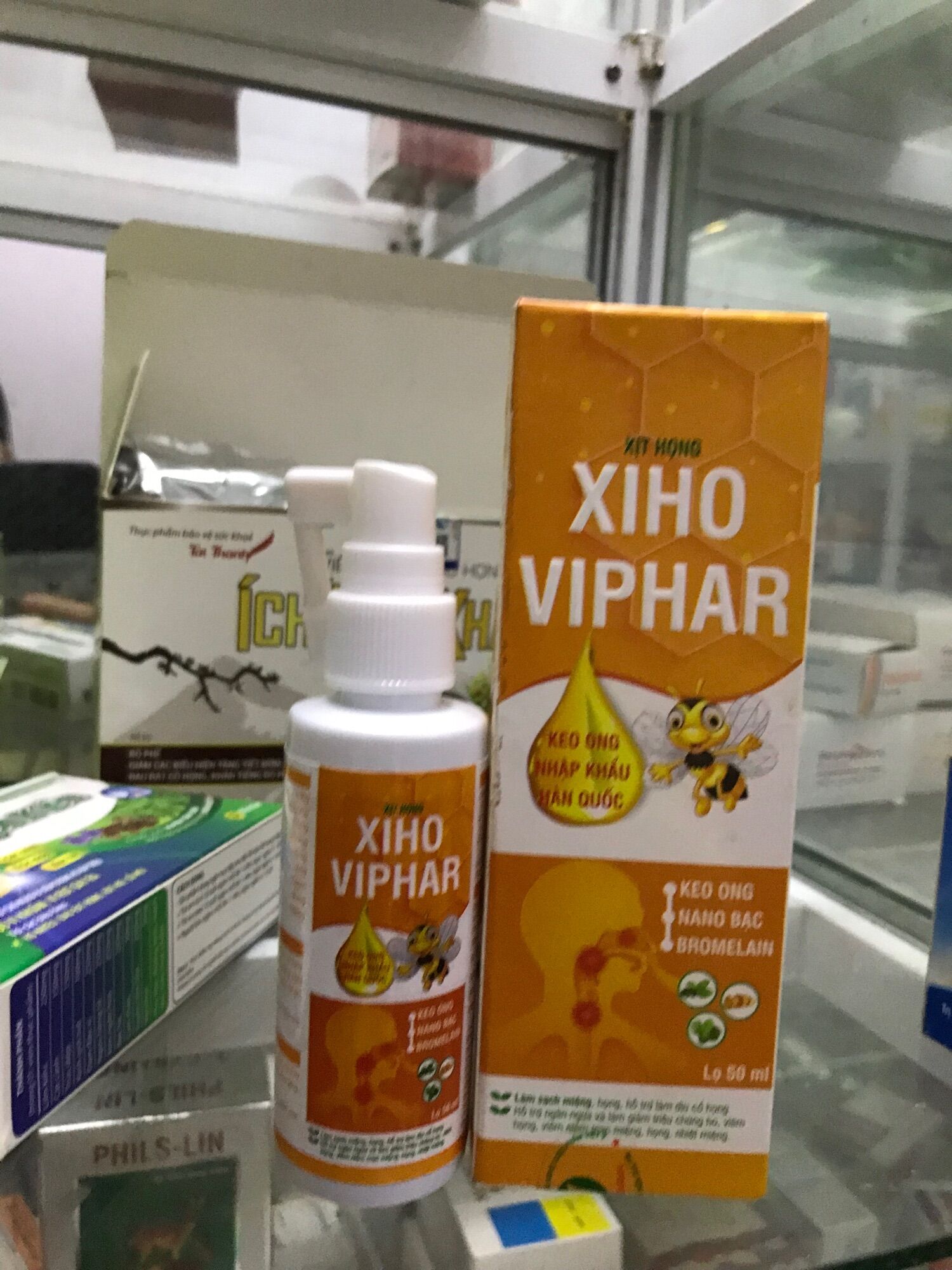 Xịt họng keo ong nano bạc 50 ml