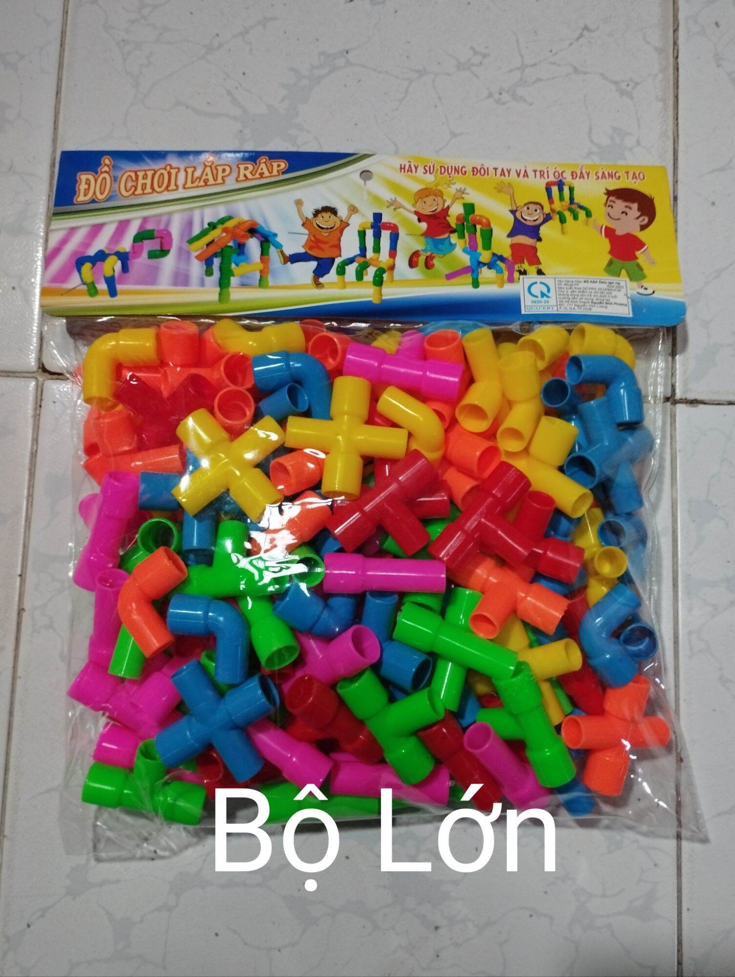 Túi Đồ Chơi Rắp Mô Hình Ống Nước ( Có 2 Loại Bộ Lớn & Bộ Nhỏ)