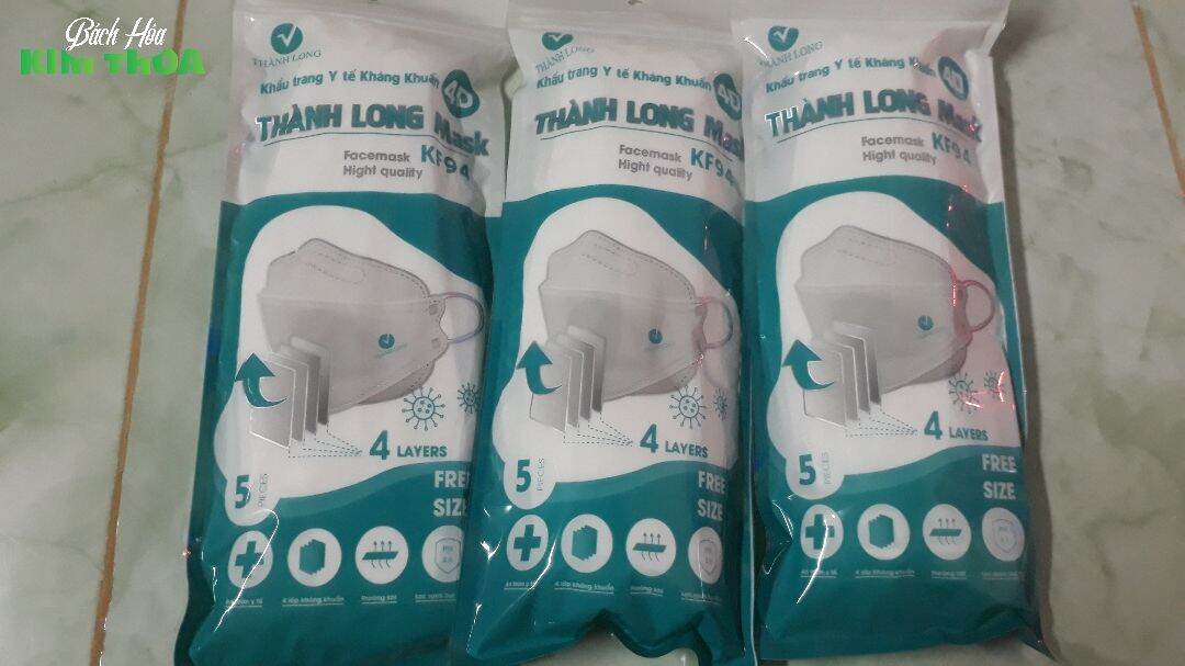 Combo 30 cái khẩu trang y tế kháng khuẩn 4d -:khẩu trang 4d kf94