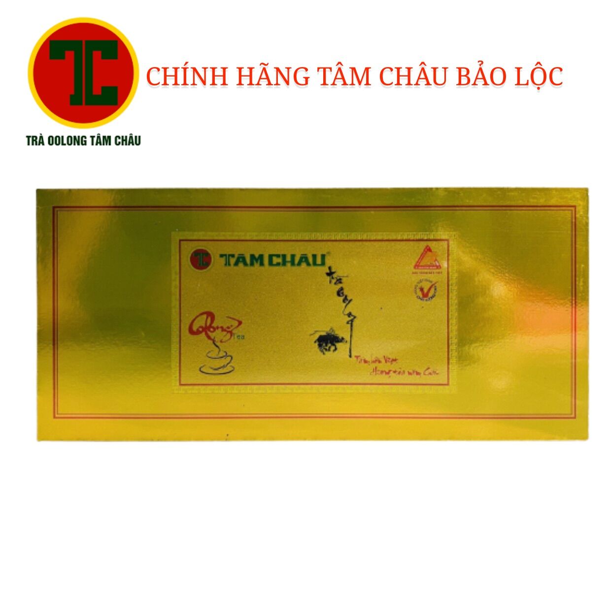 Trà Oolong Thuần hộp vàng 500g