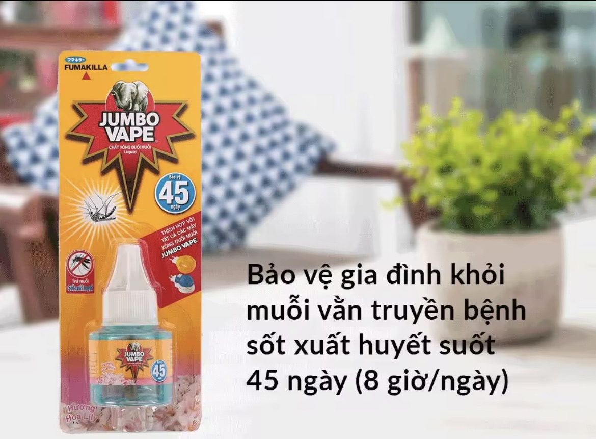 Chất xông đuổi muỗi Jumbo Vape