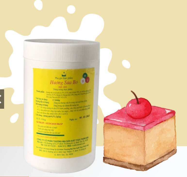 Hương bơ sữa - butter milk đài loan 500gram