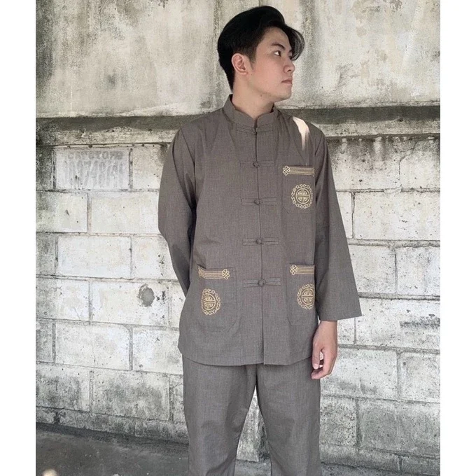 Đồ Lam Đi chùa - Mẫu Lãnh Tụ Thiêu Túi Nam