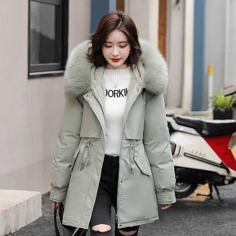 ÁO PARKA LÓT LÔNG DÁNG TRÙM MÔNG - CÓ ẢNH THẬT VÀ VIDEO