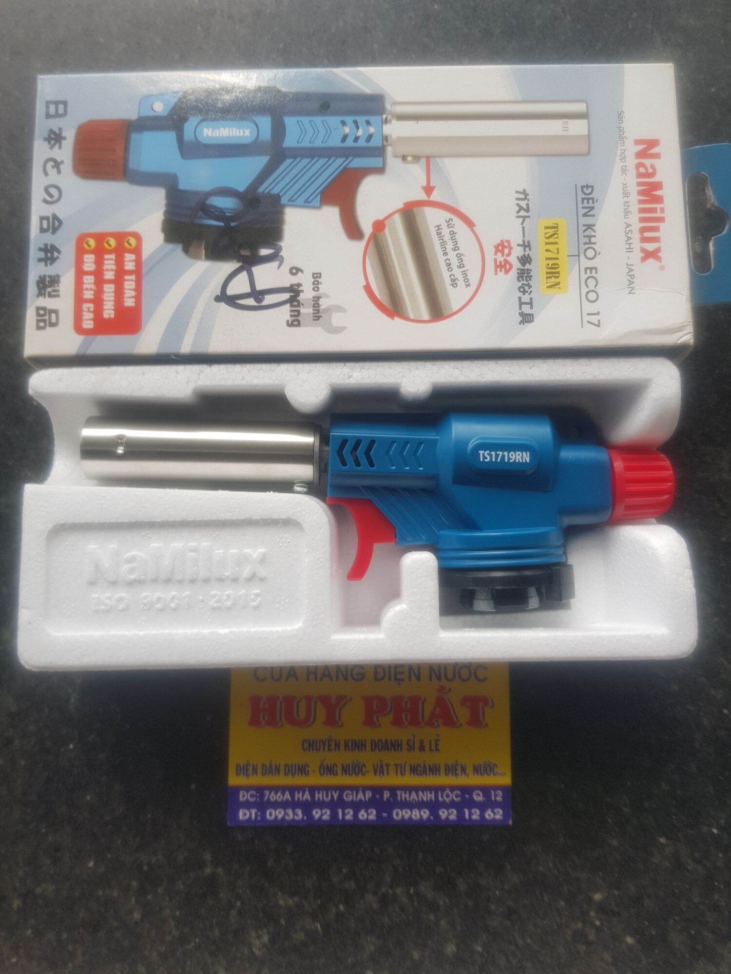 Khò gas cầm tay namilux ts1719rn_đầu khò gas sử dụng bình gas mini_ an toàn _tiện lợi_ độ bền cao