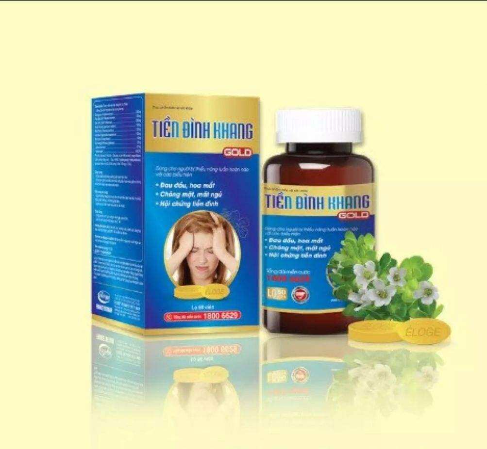 Tiền đình khang GOLD (60v) - Hỗ trợ rối loạn tiền đình: hoa mắt, chóng mặt, mất thăng bằng khi thay đổi tư thế