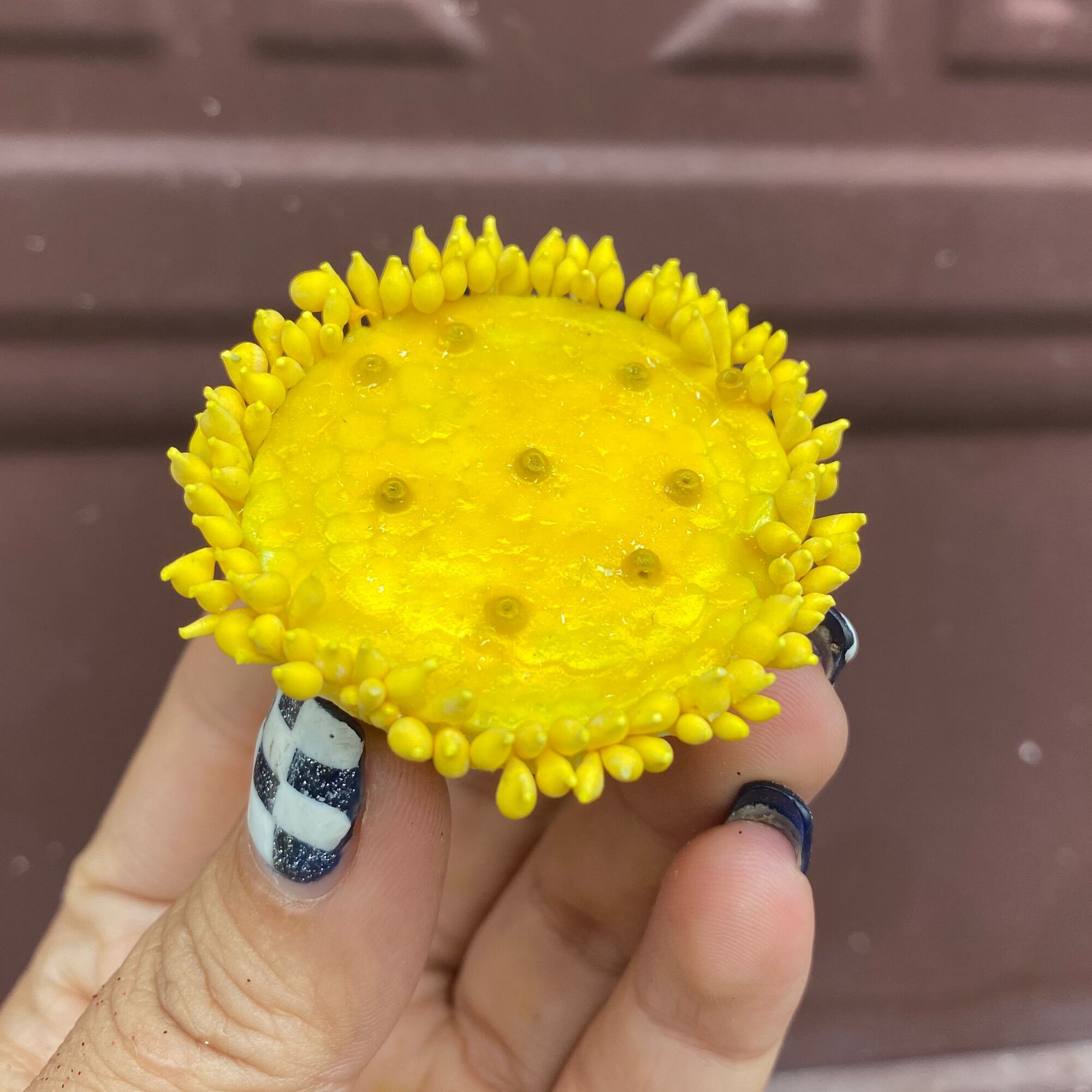 Nhụy hoa sen giả làm hoa handmade handmade S0254