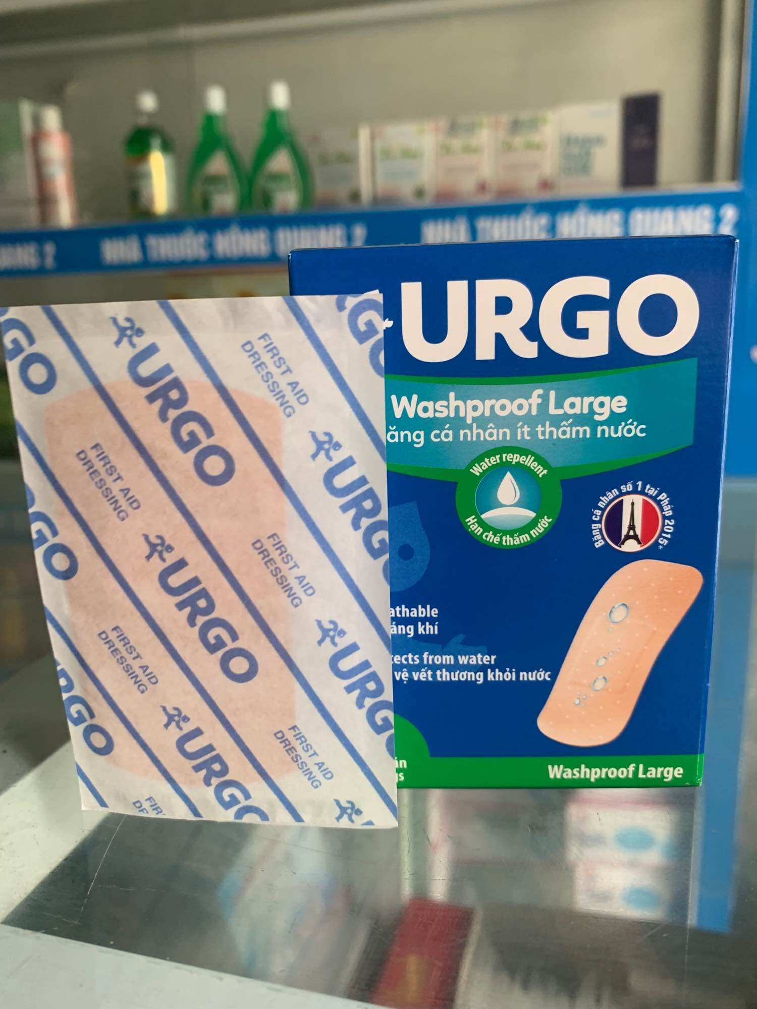 Băng cá nhân vải độ dính cao Urgo Durable