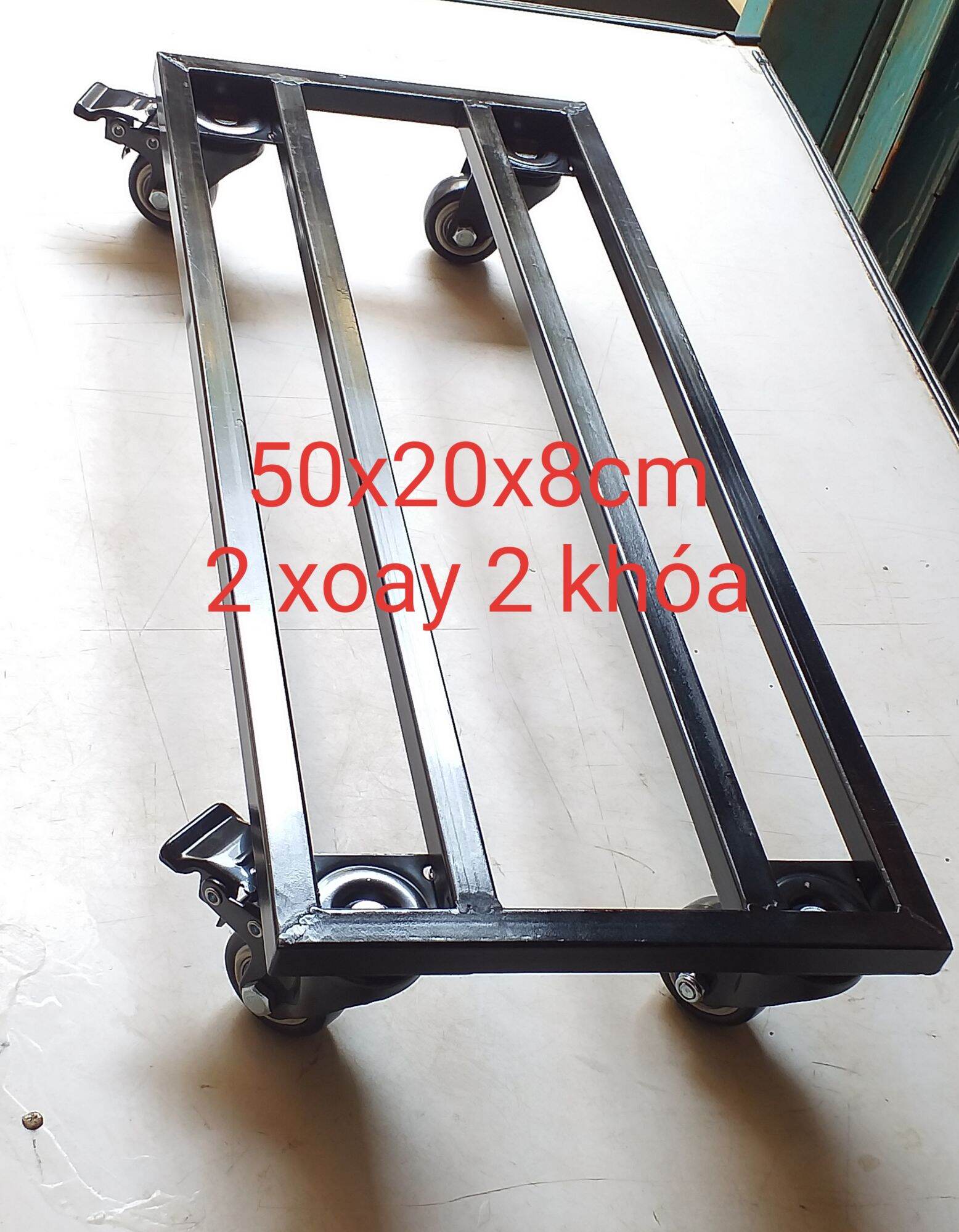 Đế lót chậu hoa có bánh xe, kệ lót chậu hoa, đế lót chậu cây hình chữ nhật