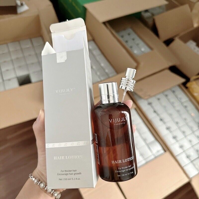 Xịt dưỡng tóc tinh dầu bưởi ( Hair Lotion ) Vi Jully 150ml