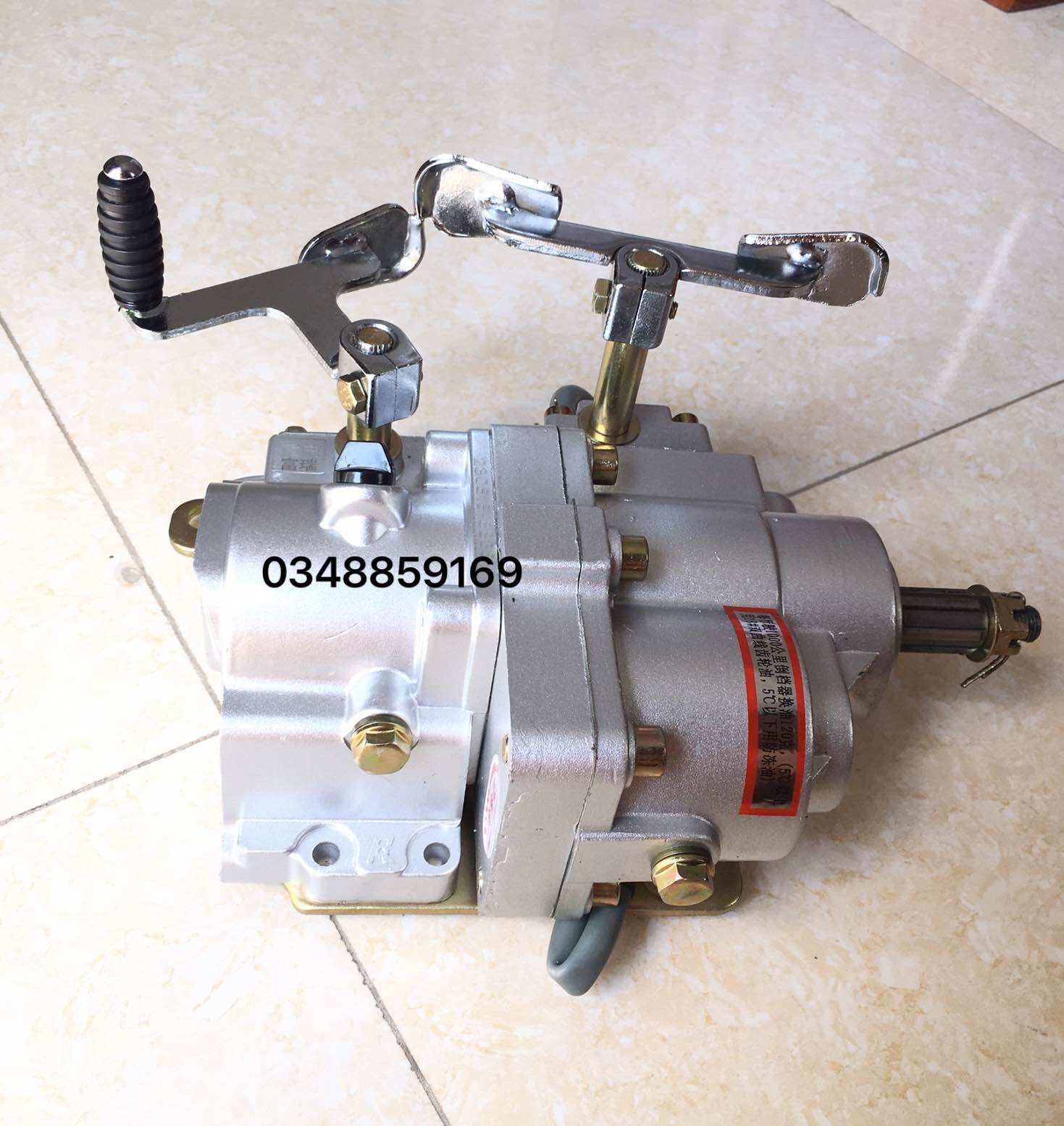 Hộp số tiến lùi 2 tầng, số de đảo chiều kết hợp với số phụ lắp cho xe ba gác - Shop Đồ Chế Xe Mạnh Quỳnh