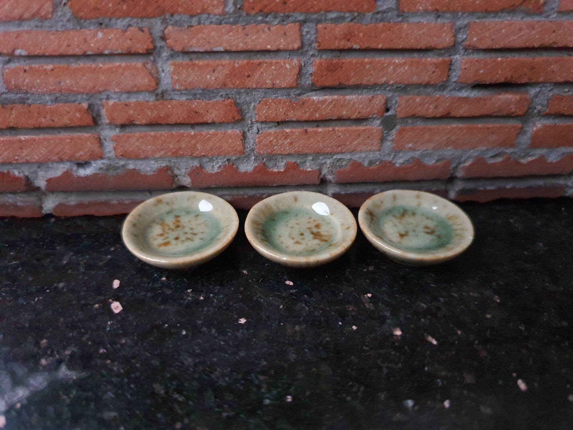 Bộ 3 đĩa mini giả cổ xưa