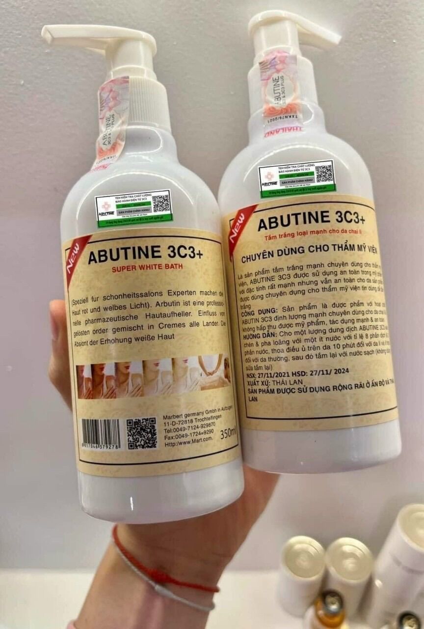 Tắm ủ trắng Abutine 3C3 350ml