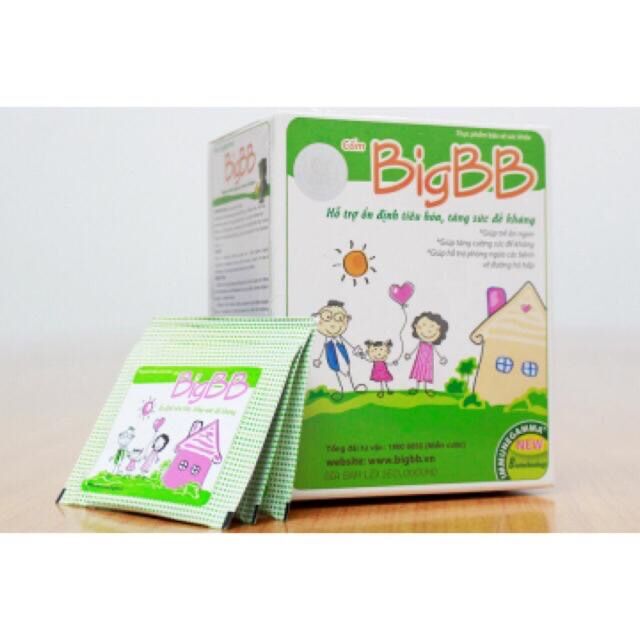 Cốm BigBB và BigBB Plus - 16 gói x 3gram