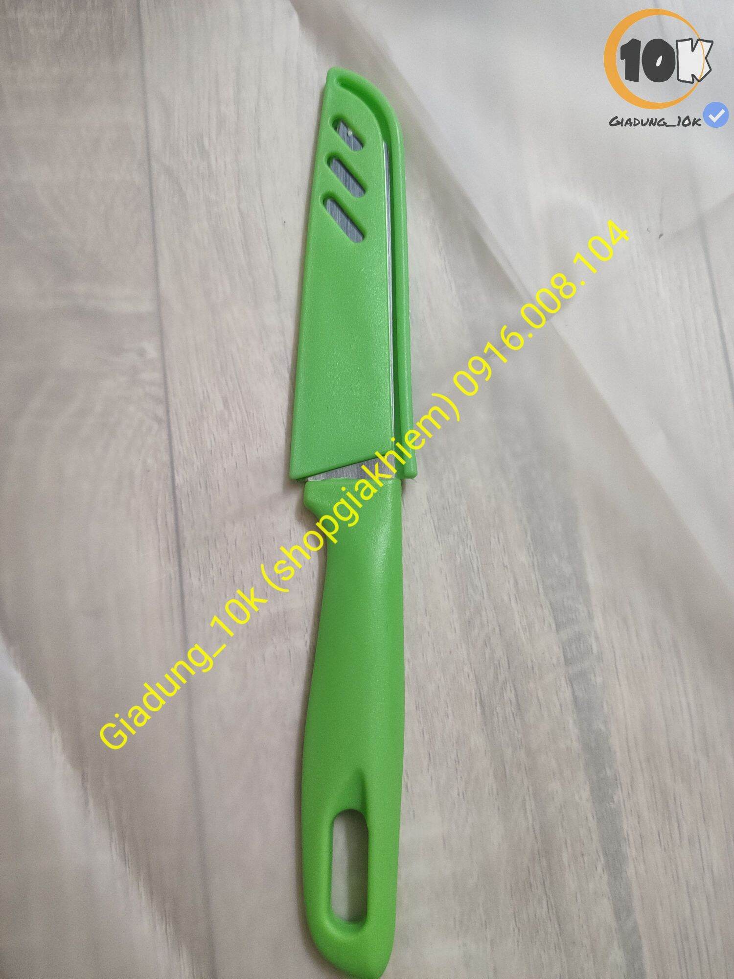 Dao gọt hoa quả Inox nhiều màu sắc (có kèm chuôi) (d11)