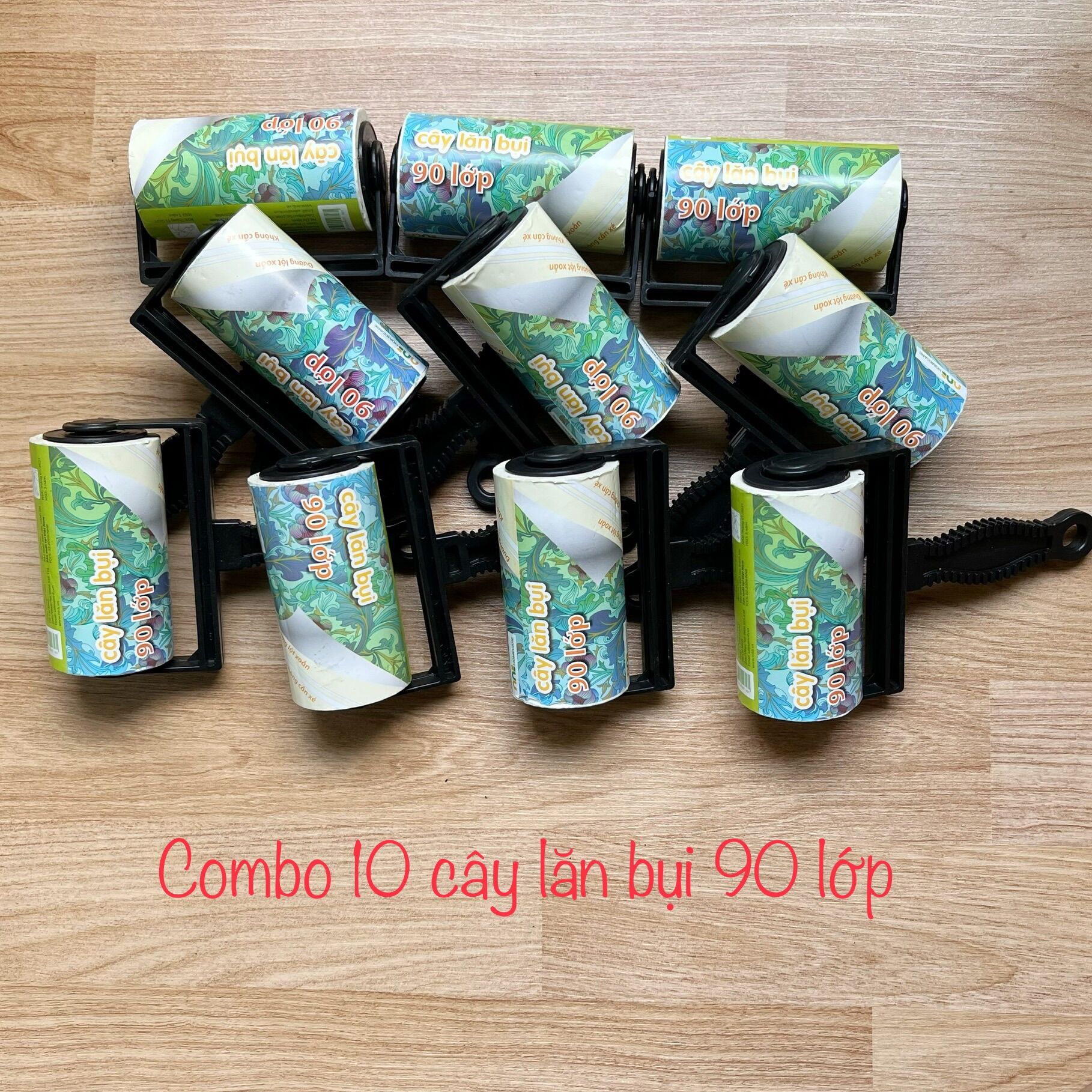 Combo 10 lăn bụi 90 lớp