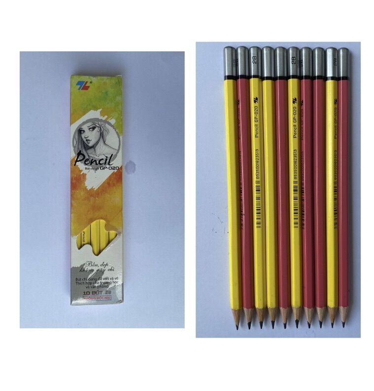 Hộp 10 Bút Chì 2B - Gp-020 Thiên Long