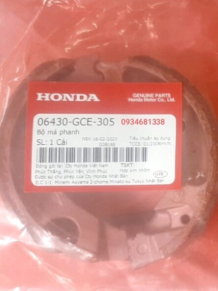 Bố thắng đùm Honda xe số (hàng Thái và chính hãng)