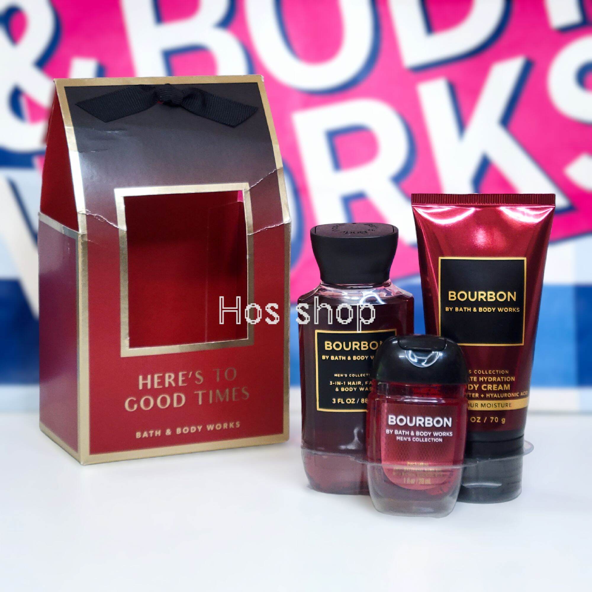 Bộ sản phẩm tắm dưỡng xịt thơm mini 3 món Bath and Body Works