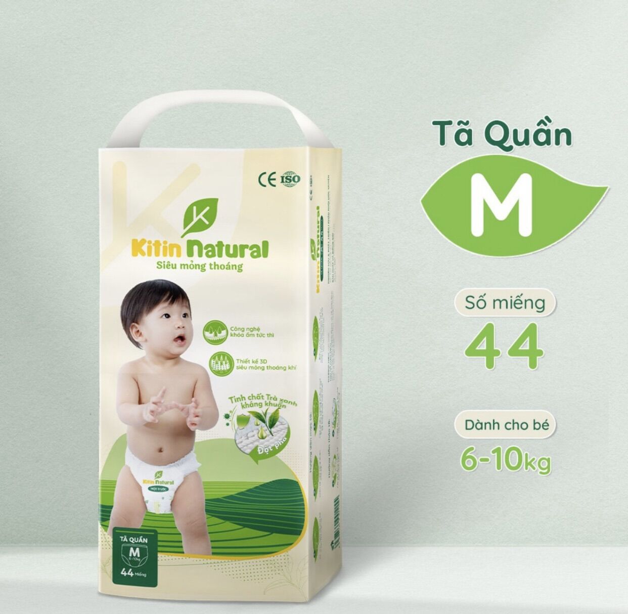 TÃ DÁN/QUẦN KITIN NATURAL (MIẾNG TUỲ SIZE)