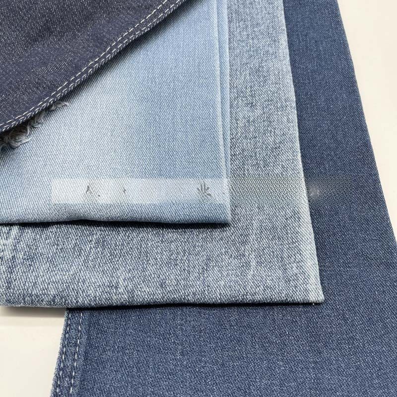 Vải Denim Màu Trơn Đã Qua Xử Lý Chất Liệu Cotton Pha Polyester Dùng Làm Quần Jean Thích Hợp Cho Túi Xách Váy Quần Quần Áo Bảo Hộ Giày Dép.