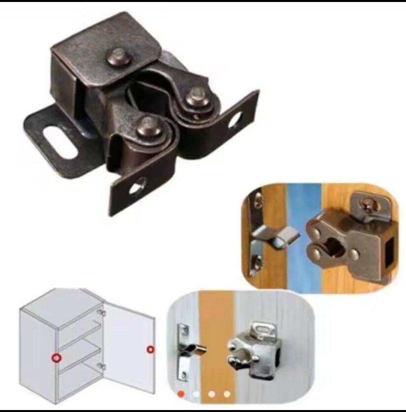 Chốt sập cánh tủ ,hít cua, xập xoè cửa tủ , trạn bếp,chốt dập cánh tủ loại 1