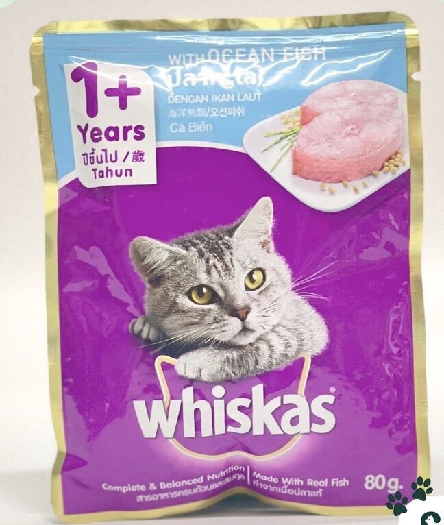 24 GÓI PATE THỨC ĂN MÈO WHISKAS