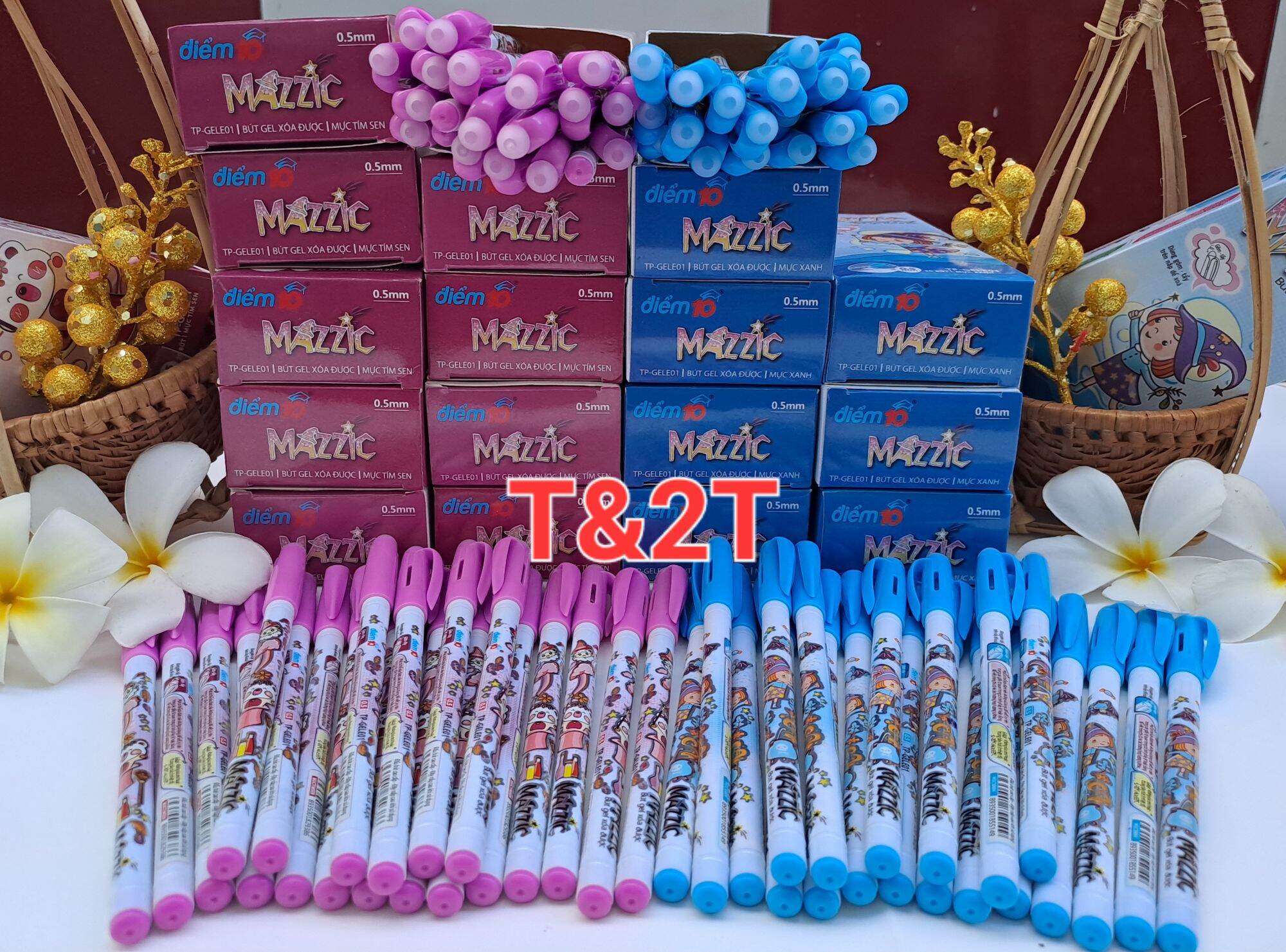 Bút Gel Mazzic xóa được (Hộp 20 cây)